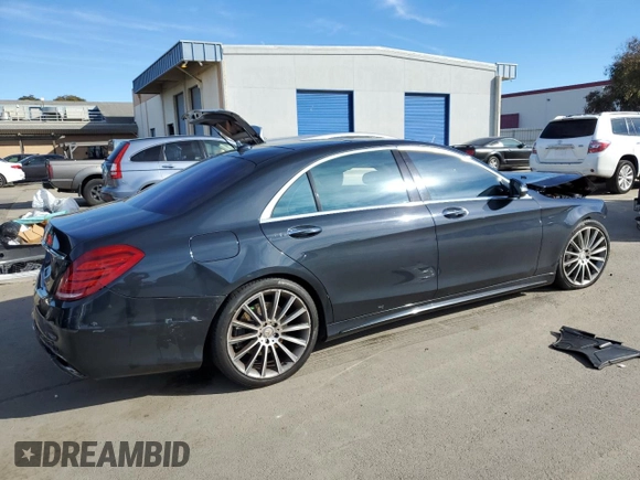 2016 Mercedes-Benz S 550 with VIN WDDUG8CB2GA221960, listed as a Copart auction lot 87473334 with Not Provided miles and Salvage Title. Bid and sale history available at carsss.com. Image 3.