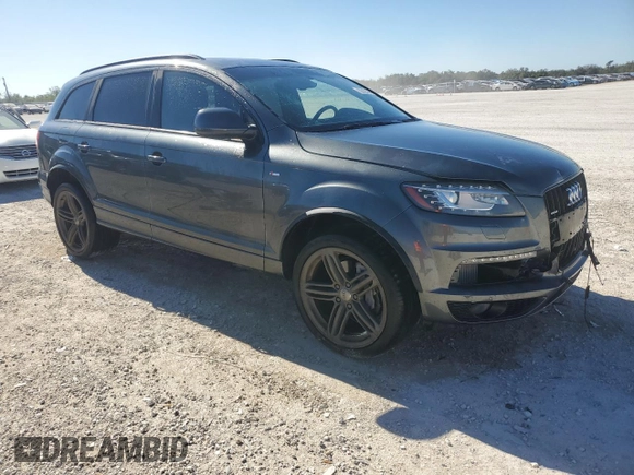 2014 Audi Q7 Prestige z VIN WA1WMAFE9ED004906, wystawiony jako Copart lot #82362564 z przebiegiem 53 101 mil mil oraz Szkoda całkowita • Salvage title. Historia ofert i sprzedaży dostępna na DreamBid. Obrazek 4.