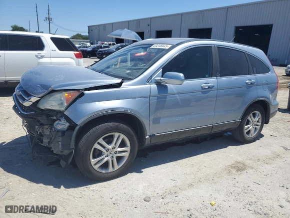 2011 Honda CR-V EX-L with VIN 5J6RE3H74BL025801, listed as a Copart auction lot 53248445 with 156,919 mi miles and Non Repairable. Bid and sale history available at carsss.com. Image 1.