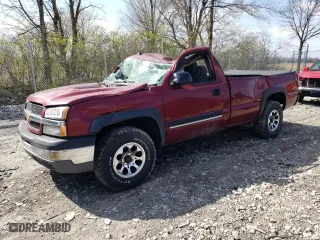 2004 Chevrolet Silverado 1500 Z71 with VIN 1GCEK14T54E160796, listed as a Copart auction lot 52707275 with 132,605 mi miles and Non Repairable. Bid and sale history available at carsss.com. Image 1.
