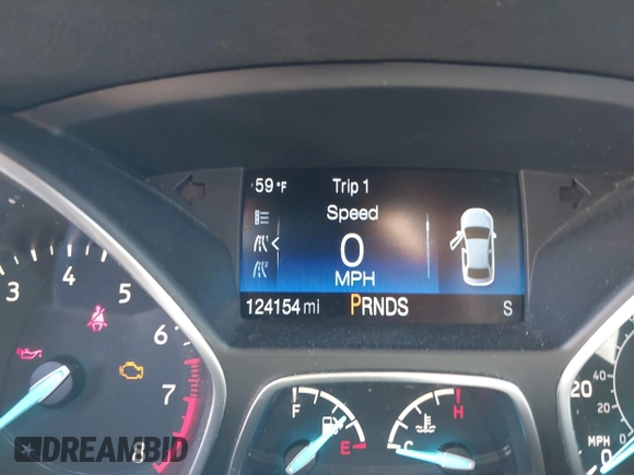 2018 Ford Escape S with VIN 1FMCU0F74JUC86298, listed as a IAAI auction lot 41765086 with 124,154 mi miles. Bid and sale history available at carsss.com. Image 7.
