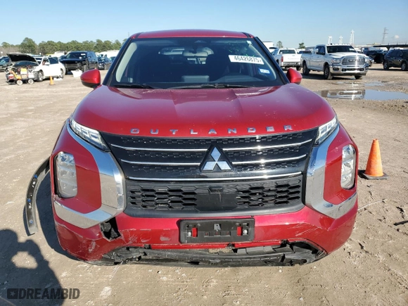 2024 Mitsubishi Outlander ES with VIN JA4J3UA81RZ063635, listed as a Copart auction lot 46426875 with 15,370 mi miles and Salvage Title. Bid and sale history available at carsss.com. Image 5.
