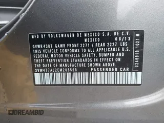 2014 Volkswagen Jetta GLI z VIN 3VW4T7AJ2EM208598, wystawiony jako IAAI lot #42381855 z przebiegiem 82 761 mil mil oraz . Historia ofert i sprzedaży dostępna na DreamBid. Obrazek 9.