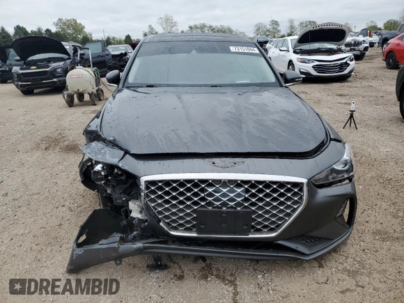 2019 Genesis G70 Design with VIN KMTG34LE2KU021868, listed as a Copart auction lot 73151094 with 68,466 mi miles and Salvage Title. Bid and sale history available at DreamBid. Image 5.