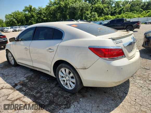 2013 Buick LaCrosse Leather with VIN 1G4GC5ERXDF266859, listed as a Copart auction lot 63530905 with 217,872 mi miles and Clean title. Bid and sale history available at DreamBid. Image 2.