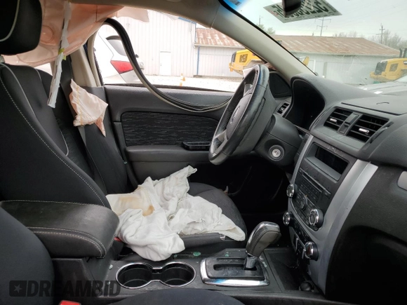 2010 Ford Fusion SE with VIN 3FAHP0HAXAR267083, listed as a Copart auction lot 52255395 with 0 mi miles and Salvage Title. Bid and sale history available at carsss.com. Image 7.
