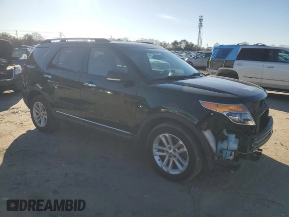 2013 Ford Explorer XLT with VIN 1FM5K7D84DGB51604, listed as a Copart auction lot 43856505 with 106,179 mi miles and Salvage Title. Bid and sale history available at DreamBid. Image 4.