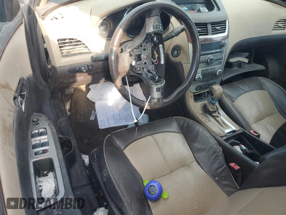 2012 Chevrolet Malibu LTZ with VIN 1G1ZG5E7XCF359937, listed as a Copart auction lot 52344445 with Not Provided miles and Salvage Title. Bid and sale history available at DreamBid. Image 8.