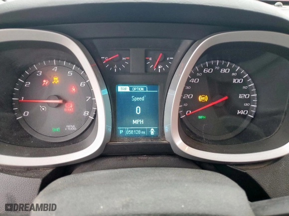 2014 Chevrolet Equinox LT with VIN 1GNALBEK6EZ125032, listed as a Copart auction lot 51653615 with 58,128 mi miles and Salvage Title. Bid and sale history available at carsss.com. Image 9.