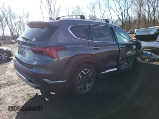 2021 Hyundai Santa Fe Hybrid Limited with VIN KM8S5DA18MU012948, listed as a Copart auction lot 80180013 with 24,942 mi miles. Bid and sale history available at carsss.com. Image 3.