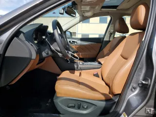 2024 Infiniti Q50 Luxe with VIN JN1EV7BP8RM600834, listed as a Copart auction lot 50489245 with 7,265 mi miles and Salvage title. Bid and sale history available at DreamBid. Image 7.