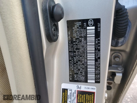 2017 Toyota Camry XLE z VIN 4T1BF1FK4HU426215, wystawiony jako Copart lot #55442755 z przebiegiem 100 850 mil mil oraz Szkoda całkowita • Salvage title. Historia ofert i sprzedaży dostępna na DreamBid. Obrazek 13.