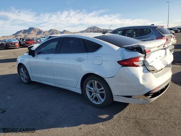 2018 Ford Fusion SE with VIN 3FA6P0HD9JR285477, listed as a Copart auction lot 46841735 with 75,449 mi miles and Salvage Title. Bid and sale history available at carsss.com. Image 2.