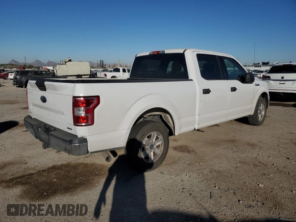 2018 Ford F-150 XL with VIN 1FTEW1CG0JFD55235, listed as a Copart auction lot 42360055 with 101,231 mi miles and Salvage Title. Bid and sale history available at carsss.com. Image 3.
