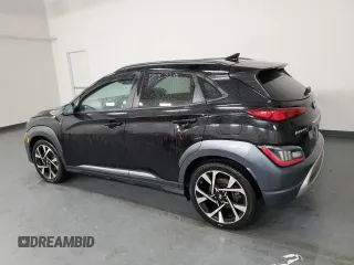 2022 Hyundai Kona Limited with VIN KM8K53A36NU777394, listed as a Copart auction lot 43245415 with 91,862 mi miles and Clean Title. Bid and sale history available at carsss.com. Image 2.