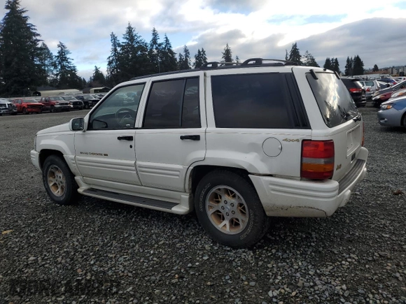 1997 Jeep Grand Cherokee Limited with VIN 1J4GZ78Y7VC772292, listed as a Copart auction lot 87692445 with 0 mi miles and Salvage Title. Bid and sale history available at carsss.com. Image 2.