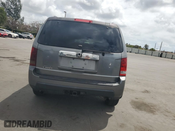 2009 Honda Pilot LX with VIN 5FNYF382X9B028461, listed as a Copart auction lot 52068575 with 189,267 mi miles and Salvage title. Bid and sale history available at DreamBid. Image 6.