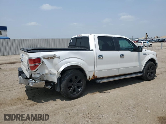 2013 Ford F-150 XL with VIN 1FTFW1EF6DKF53449, listed as a Copart auction lot 59697185 with 166,302 mi miles and Salvage title. Bid and sale history available at DreamBid. Image 3.