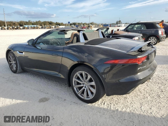 2014 Jaguar F-Type V6 with VIN SAJWA6E74E8K06478, listed as a Copart auction lot 76975894 with Not Provided miles and Salvage Title. Bid and sale history available at DreamBid. Image 2.