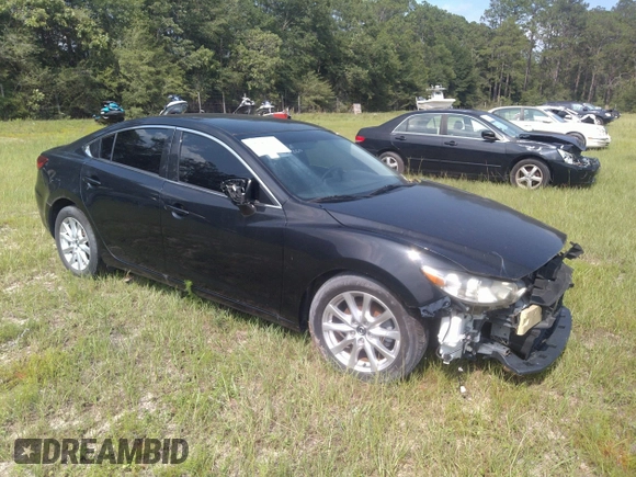 2016 Mazda 6 i Sport with VIN JM1GJ1U53G1414398, listed as a IAAI auction lot 28746535 with 50,936 mi miles and . Bid and sale history available at DreamBid. Image 1.