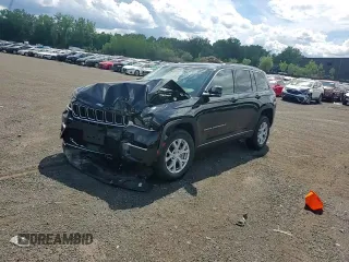 2023 Jeep Grand Cherokee Limited z VIN 1C4RJHBG0PC621468, wystawiony jako Copart lot #64224565 z przebiegiem 33 022 mil mil oraz Szkoda całkowita • Salvage title. Historia ofert i sprzedaży dostępna na DreamBid. Obrazek 14.