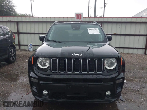 2022 Jeep Renegade Latitude with VIN ZACNJDB14NPN48047, listed as a IAAI auction lot 42494403 with 42,598 mi miles and . Bid and sale history available at DreamBid. Image 12.