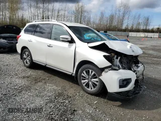 2018 Nissan Pathfinder S with VIN 5N1DR2MM8JC622454, listed as a Copart auction lot 51102095 with 95,472 mi miles and Salvage Title. Bid and sale history available at DreamBid. Image 4.