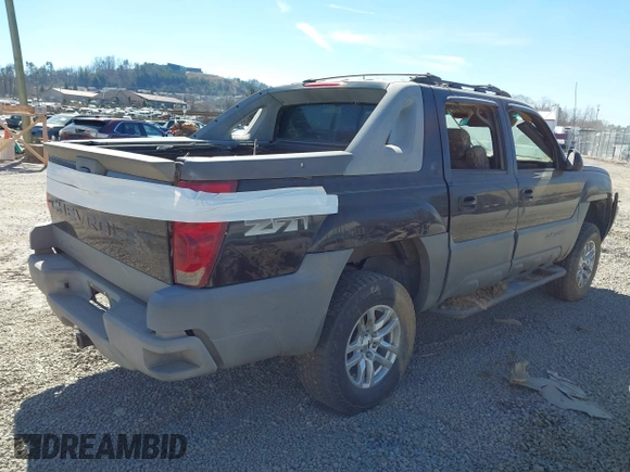 2002 Chevrolet Avalanche with VIN 3GNEK13T82G175985, listed as a IAAI auction lot 41660289 with Not Provided miles and . Bid and sale history available at DreamBid. Image 4.