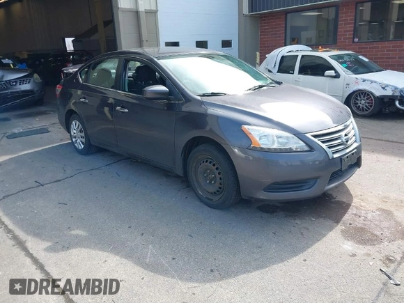 2013 Nissan Sentra SV with VIN 3N1AB7AP2DL713951, listed as a IAAI auction lot 41735725 with 65,703 mi miles. Bid and sale history available at carsss.com. Image 1.