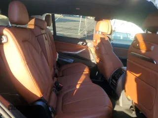 2024 BMW X7 M60i with VIN 5UX33EM09R9T49533, listed as a Copart auction lot 85370764 with 0 mi miles and Salvage Title. Bid and sale history available at carsss.com. Image 11.