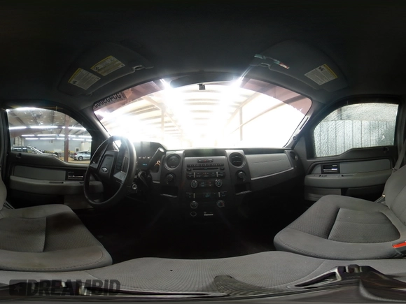2014 Ford F-150 XL with VIN 1FTMF1EF2EKF89275, listed as a Copart auction lot 55439885 with 122,900 mi miles and Salvage title. Bid and sale history available at DreamBid. Image 14.