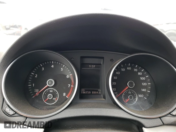 2010 Volkswagen Golf with VIN WVWAB7AJ0AW293783, listed as a Copart auction lot 81726864 with 196,159 mi miles and Clean title. Bid and sale history available at DreamBid. Image 9.