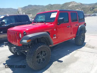 2019 Jeep Wrangler Unlimited Sport Altitude z VIN 1C4HJXDG8KW646743, wystawiony jako IAAI lot #42222890 z przebiegiem 76 610 mil mil oraz . Historia ofert i sprzedaży dostępna na DreamBid. Obrazek 2.