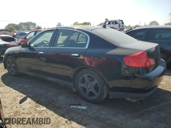 2003 Infiniti G35 w/Leather with VIN JNKCV51E93M313940, listed as a Copart auction lot 65704024 with 132,397 mi miles and Salvage Title. Bid and sale history available at carsss.com. Image 2.