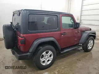 2021 Jeep Wrangler 80th Anniversary with VIN 1C4GJXAN9MW784552, listed as a Copart auction lot 43357205 with 65,230 mi miles and Salvage Title. Bid and sale history available at DreamBid. Image 3.
