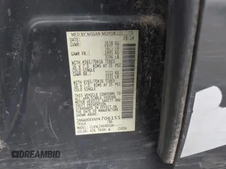 2015 Nissan Frontier SV with VIN 1N6AD0EVXFN706155, listed as a IAAI auction lot 41905504 with Not provided miles and . Bid and sale history available at DreamBid. Image 9.