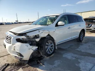 2015 Infiniti QX60 with VIN 5N1AL0MM5FC527690, listed as a Copart auction lot 45763045 with 157,179 mi miles and Salvage Title. Bid and sale history available at DreamBid. Image 1.