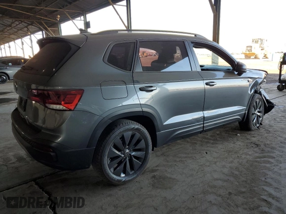 2023 Volkswagen Taos S z VIN 3VVCX7B22PM365966, wystawiony jako Copart lot #87671945 z przebiegiem 21 388 mil mil oraz Szkoda całkowita • Salvage title. Historia ofert i sprzedaży dostępna na DreamBid. Obrazek 3.