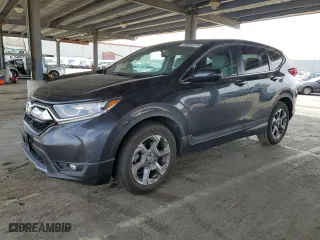 2017 Honda CR-V EX-L with VIN 7FARW1H88HE020245, listed as a Copart auction lot 48692225 with 52,490 mi miles and Salvage Title. Bid and sale history available at carsss.com. Image 1.