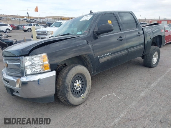 2013 Chevrolet Silverado 1500 LT with VIN 3GCPKSE72DG294500, listed as a IAAI auction lot 41619152 with 125,648 mi miles. Bid and sale history available at carsss.com. Image 2.