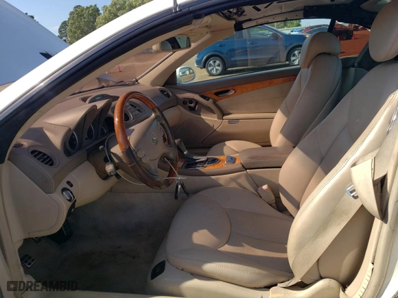 2003 Mercedes-Benz SL-Class with VIN WDBSK75F33F060315, listed as a Copart auction lot 53756435 with 80,577 mi miles and Clean Title. Bid and sale history available at carsss.com. Image 7.