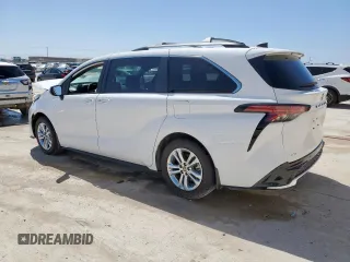 2023 Toyota Sienna XSE with VIN 5TDXSKFC2PS077885, listed as a Copart auction lot 49737895 with 56,881 mi miles and Salvage Title. Bid and sale history available at carsss.com. Image 2.