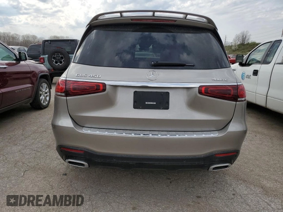 2023 Mercedes-Benz GLS 450 with VIN 4JGFF5KE3PA916007, listed as a Copart auction lot 46456284 with 15,751 mi miles and . Bid and sale history available at DreamBid. Image 6.