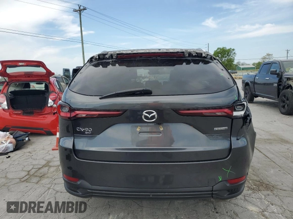 2024 Mazda CX-90 Preferred Plus z VIN JM3KKCHD9R1116999, wystawiony jako Copart lot #53806505 z przebiegiem 29 669 mil mil oraz Szkoda całkowita • Salvage title. Historia ofert i sprzedaży dostępna na DreamBid. Obrazek 6.