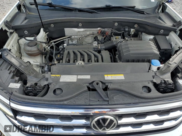2021 Volkswagen Atlas SEL with VIN 1V2EE2CA0MC222998, listed as a Copart auction lot 57527635 with 100,802 mi miles and Salvage title. Bid and sale history available at DreamBid. Image 12.