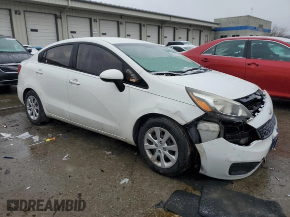 2013 Kia Rio LX with VIN KNADM4A39D6291068, listed as a Copart auction lot 43377785 with 95,279 mi miles and Salvage Title. Bid and sale history available at carsss.com. Image 4.
