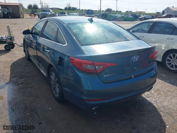 2016 Hyundai Sonata 2.4L Sport with VIN 5NPE34AF0GH338552, listed as a IAAI auction lot 41221255 with 148,849 mi miles. Bid and sale history available at carsss.com. Image 3.