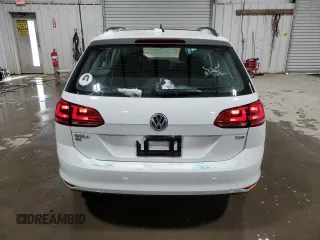 2017 Volkswagen Golf SportWagen S with VIN 3VWC17AU8HM526516, listed as a Copart auction lot 41868185 with 79,197 mi miles and Salvage Title. Bid and sale history available at carsss.com. Image 6.