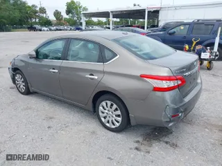 2015 Nissan Sentra S with VIN 3N1AB7APXFY257607, listed as a IAAI auction lot 42092433 with 90,157 mi miles. Bid and sale history available at carsss.com. Image 3.