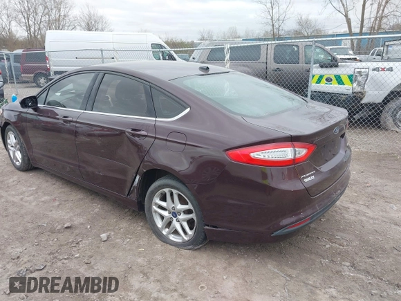 2013 Ford Fusion SE with VIN 3FA6P0H77DR350714, listed as a IAAI auction lot 42025063 with 112,876 mi miles. Bid and sale history available at carsss.com. Image 3.